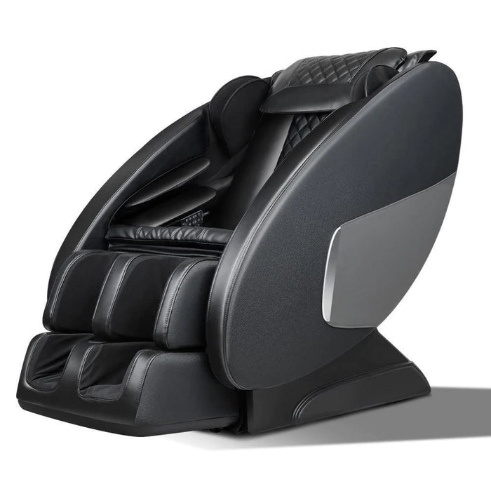 Livemor Ellmue Full Body Massage Chair with Heat - Charcoal/Black